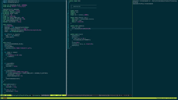 My tmux and vim setup